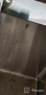 картинка 1 прикреплена к отзыву 18" TORVA Gloss Black Drop-In Topmount Kitchen Sink, 16 Gauge Stainless Steel With PVD Coated Gunmetal NanoTek Single Bowl Bar/Prep Basin - 9 Inch Deep Dark Gray от Kyle Hoes