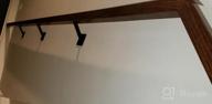 img 1 attached to Heavy Duty Steel Handrail Bracket For Wall Mounted Staircase Railings - 1 Pack (Black) review by Sean Santhanam