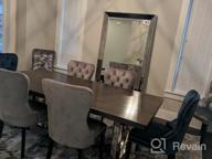 картинка 1 прикреплена к отзыву Set Of 2 Light Grey Retro Velvet Dining Chairs With Elegant Upholstery And Armless Design For Accent, Kmax от Paul Randall