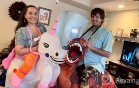 img 7 attached to Unleash Your Inner Unicorn With TOLOCO'S Inflatable Costume For Adults!