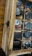 img 1 attached to Keep Your Watches Safe And Stylish With Emfogo 10-Slot Watch Box - Perfect Gift For Men And Women On Father'S Day, Birthday, Or Anniversary review by Joey Pritchard