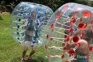 img 1 attached to Get In On The Fun With 5 FT Body Bumper Bubble Soccer Ball - Perfect For Kids And Adults! review by Gregory Braddock