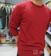 img 1 attached to Stay Stylish And Cozy With MLANM'S Men'S Slim Fit Knitted Crew-Neck Sweater review by Flex Morgan