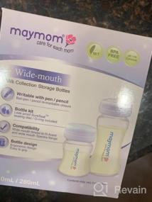 img 6 attached to Maymom Wide-Mouth Milk Storage Collection Bottle With SureSeal Sealing Disk; Compatible With Spectra/Motif Luna/Ameda MYA/Bellababy Pumps. Can Replace Spectra S1 S2 Bottles, 6 Pc (4.7Oz/140ML, 6Pc)