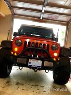 img 1 attached to Front LED Turn Signal Light Compatible With 2007-2017 Jeep Wrangler JK | LITEWAY Fender Side Marker Parking Lights review by Philip Berry