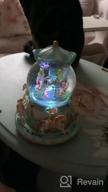 img 1 attached to Enchanting Carousel Snow Globe Gift With Music, Light, And 8 Horses - Perfect Present For Christmas, Valentines Day Or Birthday - Ideal For Daughter, Wife, And Kids review by Christina Moreno