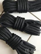 img 1 attached to Secure Your Boat With Reliable Dock Lines & Ropes - 3 Pack Of 3/8" X 15' Double Braided Nylon Lines With 5800 Lbs Breaking Strength And 12" Loop - Perfect For Kayaks And Pontoon Boats Up To 30Ft review by John Walker