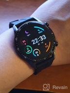 img 1 attached to HUAWEI Watch GT 2 (42mm) - AMOLED Display, 1 🕰️ Week Battery, GPS, Heart Rate Monitor, Night Black (International Model, No Warranty) review by Abhey Vohra ᠌