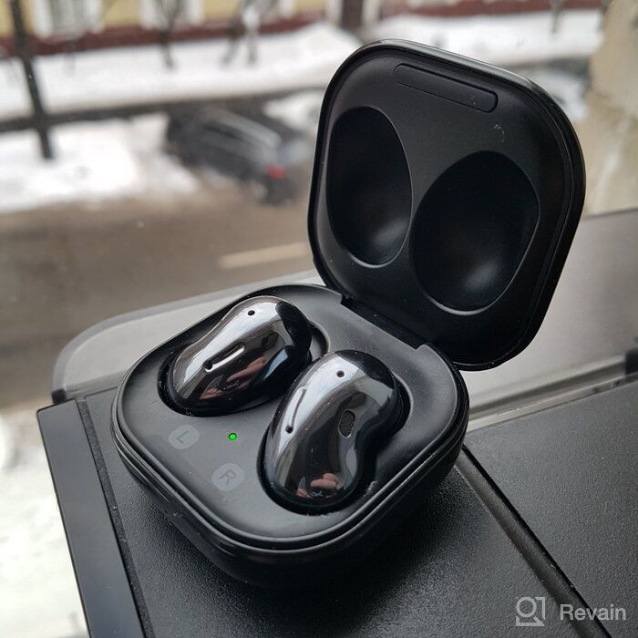 img 1 attached to SAMSUNG Galaxy Buds Live True Wireless Earbuds US Version 🎧 with Active Noise Cancelling and Wireless Charging Case in Mystic Black review by Byoung Woon Bak ᠌