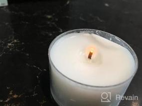 img 5 attached to Long-Lasting Tea Light Candles: CandleNScent 8 Hour Clear Cup Tealights (Set Of 30)