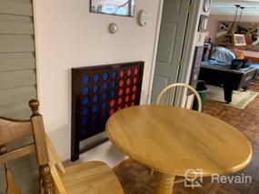 img 8 attached to Jumbo 4 In A Row Game With Coins - Wall-Mounted Giant Connect Four By GoSports