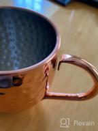 img 1 attached to Handcrafted Moscow Mule Mugs & Beer Glasses Set With Copper Accessories - Perfect Gift For Any Occasion! review by Nate Forleo
