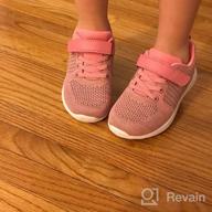 img 1 attached to YNIQUE Kids Breathable Walking/Running Sneakers – Toddler/Little Kid Girls Boys Sports Shoes review by Nathan Hutchinson