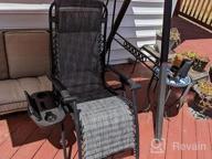 img 1 attached to Relax In Style With Flamaker'S Adjustable Zero Gravity Chair For Outdoor Living review by Ken Wilson