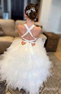 картинка 1 прикреплена к отзыву Платье для цветочной девочки с кружевной спинкой из Тюля и оборками в Майами - отличный выбор для свадебной церемонии. от Ted Boone