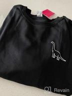 img 1 attached to Women'S Oversized Dinosaur Graphic Funny Pullover Sweatshirt - Rosepark review by Bryan Murphy