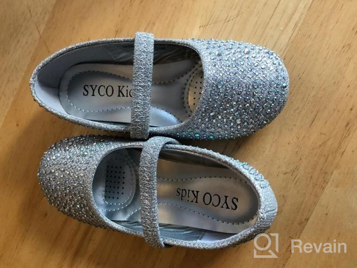 img 1 attached to SYCO Toddler Girls Ballet Flats Shoes: Adorable Bowknot Mary Jane Style for Wedding, Party & Princess Dress-Up (Toddler/Little Girls) review by Jessica Green