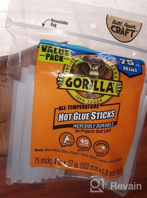 img 1 attached to Mini Clear Hot Glue Sticks (4" X .27", 30 Count) By Gorilla - Pack Of 1 review by Alvis Minchenko