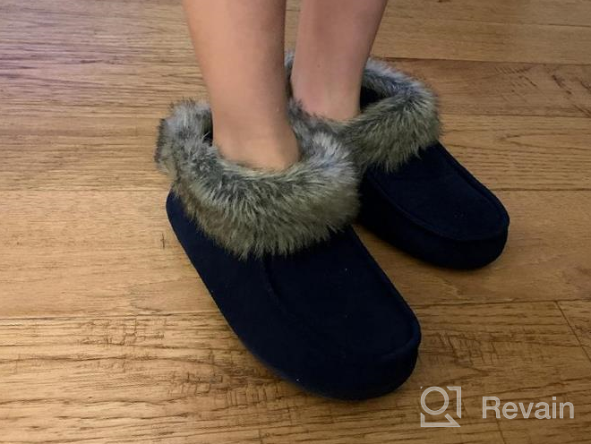 img 1 attached to 👣 EverFoams Slippers Fluffy Collar Little Boys' Shoes: Cozy Comfort for Young Feet review by Jacob Brooks