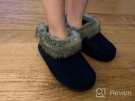 img 1 attached to 👣 EverFoams Slippers Fluffy Collar Little Boys' Shoes: Cozy Comfort for Young Feet review by Jacob Brooks