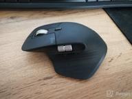 img 1 attached to 🖱️ Logitech MX Master Wireless Mouse: High-Precision Sensor, Easy-Switch up to 3 devices, Meteorite Black review by Ada Jadczak ᠌