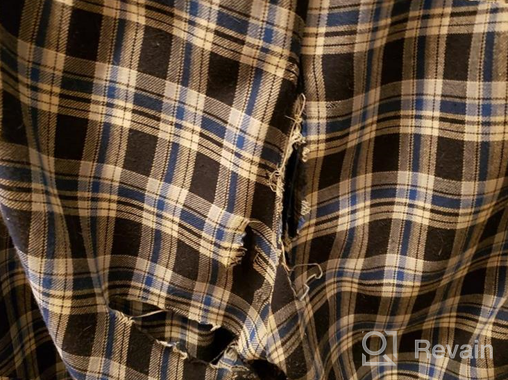 img 1 attached to Men's Cotton Flannel Pajama Set - Classic Sleepwear for Lounging and Sleeping review by Michael Santos