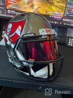 img 1 attached to Nxtrnd VZR1 Tinted Football Helmet Visor: Professional Shield For Youth & Adult Football Helmets With Clips, Decal Pack & Bag review by Michael Floyd