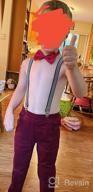 img 1 attached to 👶 Nwada Clothing Toddler Burgundy Boys' Suspender – Stylish Kids' Apparel review by Danny Robertson