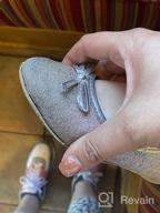img 1 attached to FITORY Glitter Ballet Shoes for Little Girls, Size 12-13.5 review by Joe Roberts