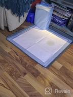 img 1 attached to Stress-Free Potty Training With Skywin Dog Puppy Pad Holder Tray - No Spill Pee Pad Holder For Dogs - Easy To Clean And Store, Suitable For Most Training Pads (Dark Grey) review by Daniel Pierce