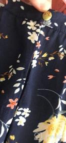 img 8 attached to 👗 Стильный комбинезон Smukke для крупных девочек: цветочный принт с рюшами на рукавах и карманами (7-16)