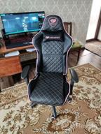 img 2 attached to Computer chair COUGAR ARMOR One EVA gaming chair, upholstery: imitation leather, color: black/pink review by Celina Szulgo ᠌