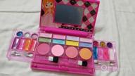 img 1 attached to Get Ready To Rule With Playkidz My First Princess Makeup Chest – The Ultimate Deluxe Cosmetic And Real Makeup Palette For Girls With Washable Features And An In-Built Mirror review by Johnny Burns