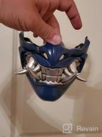 img 1 attached to Saibot Mortal Kombat 9 Resin Mask - Perfect Halloween Costume Accessory! review by Jared Winebrenner