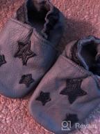 img 1 attached to YIHAKIDS Leather Toddler Moccasin Slippers for Boys' Shoes review by Dan Buycks