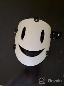 img 3 attached to High-Rise Invasion Tenku Shinpan White Smile Mask For Halloween Cosplay Rulercosplay - оптимизировано для поисковых систем