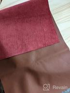 img 1 attached to REED Leather HIDES - Cow Skins (12 X 24 Inches 2 Square Foot, Brown) review by Scott Wilson
