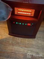 img 1 attached to Stay Warm And Cozy With 1500W Infrared Electric Space Heater- Perfect For Large Rooms With 3 Heat Modes, Remote Control, Timer, And Safety Features! review by Greg Peitz