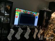 картинка 1 прикреплена к отзыву Добавьте праздничное очарование в свой дом с рождественскими чулками AOGU'S Sequin Snowflake - набор из 3! от Tommy Woods