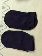 img 1 attached to 🧦 Premium Non-Slip Indoor Trampoline Socks: Stay Safe and Comfortable with Sticky Grip Floor Anti-Skid Socks, Yoga Rubber Bottom, and Breathable Cotton Material - 4 Pairs review by Bob Taylor