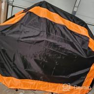 img 1 attached to Protect Your Grill From The Elements With Gulrear Waterproof BBQ Cover - 58 Inch With Adjustable Straps And Waterproof Zipper review by Christian Bennett