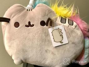 img 5 attached to Pusheen Pusheenicorn Plush Unicorn Cat Stuffed Animal - 13 дюймов, радужный дизайн, премиальное качество