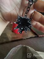 img 1 attached to 🐺 SEIRAA Wolf Keychain - Ideal Gifts for Wolf Fans: Wolf Head Medallion Pendant review by Richie Jacobson