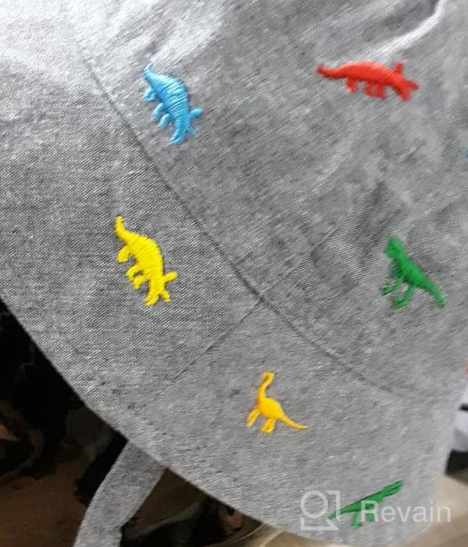 img 1 attached to 🦖 Adorable Dinosaur-Printed Kids Summer Sun Hat - Perfect Baby Boy Toddler Gift! review by Jim Dahl