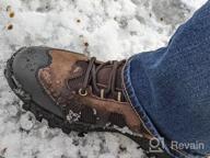img 1 attached to Warm And Durable Winter Hiking Boots With Full Fur Lining For Men And Women By JACKSHIBO review by Carlos Krueger