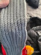 картинка 1 прикреплена к отзыву Детские зимние теплые вязаные шарфы Zhanmai, 2 штуки: уютные грелки для шеи для мальчиков и девочек малышей от Tammy Strinden