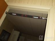 img 1 attached to OneTwoFit Adjustable Doorway Pull Up Bar, 25.6-33.5 Inches Length Home Gym Exercise Chin Up Bar HK664 review by Alex Britton