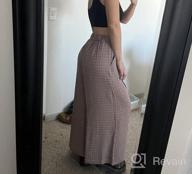 img 1 attached to Women'S High-Waisted Casual Wide Leg Palazzo Trousers Regular Sizing review by Holly Bryant