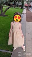 img 1 attached to Stunning Chiffon Formal Flower Dresses: Perfect Bridesmaid Attire for Girls review by Lauren Yazzie