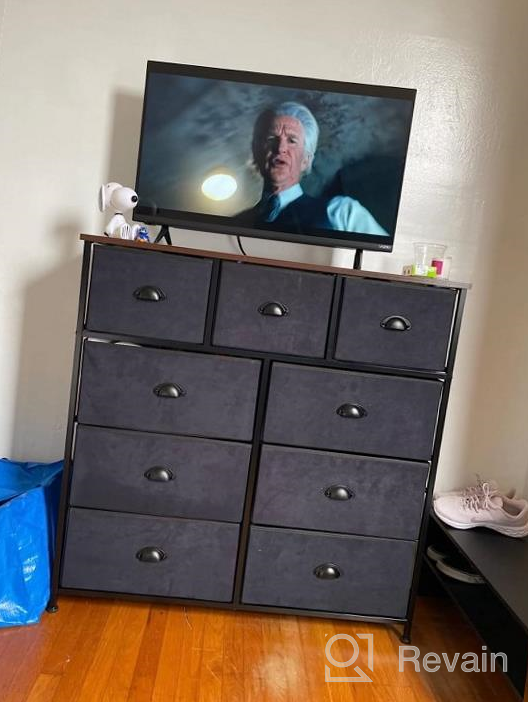 img 1 attached to Sorbus Dresser Tower: 9-Drawer Furniture Storage Chest For Ultimate Organization In Any Room review by Brandon Havlicek